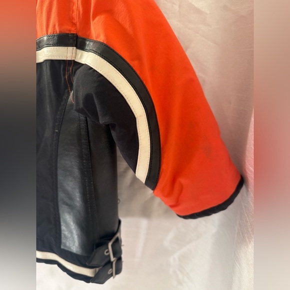 Harley Davidson Motorcycles Kids / Toddler Faux Black Leather Jacket - Sz 4 - Picture 8 of 11